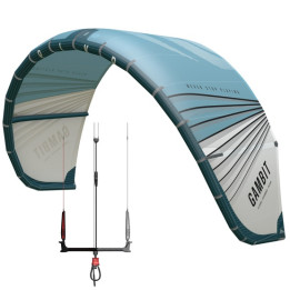 PLKB Gambit V2 Blue + Compass Bar LEI M - kitesurfing set