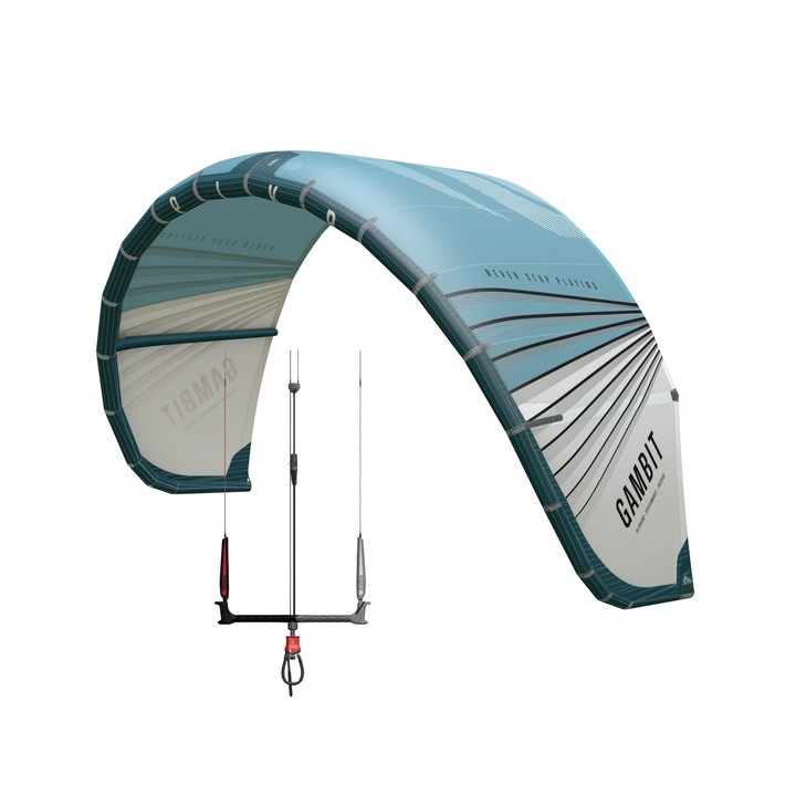 PLKB Gambit V2 Blue + Compass Bar LEI M - kitesurfing set