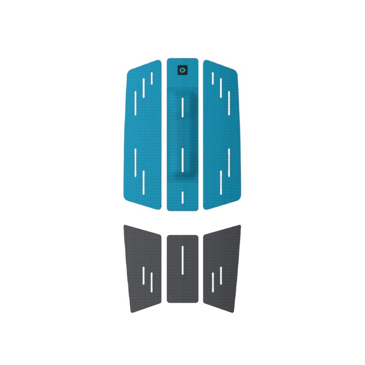 Duotone Traction Pad Front 4mm gray/turqouise