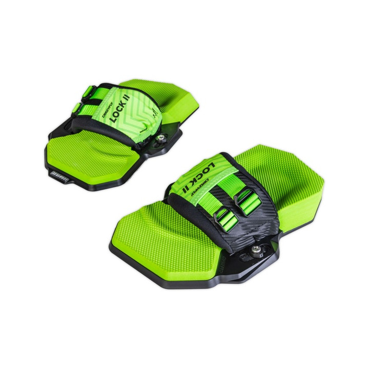 Bindings, pads and straps CrazyFly Lock II Green
