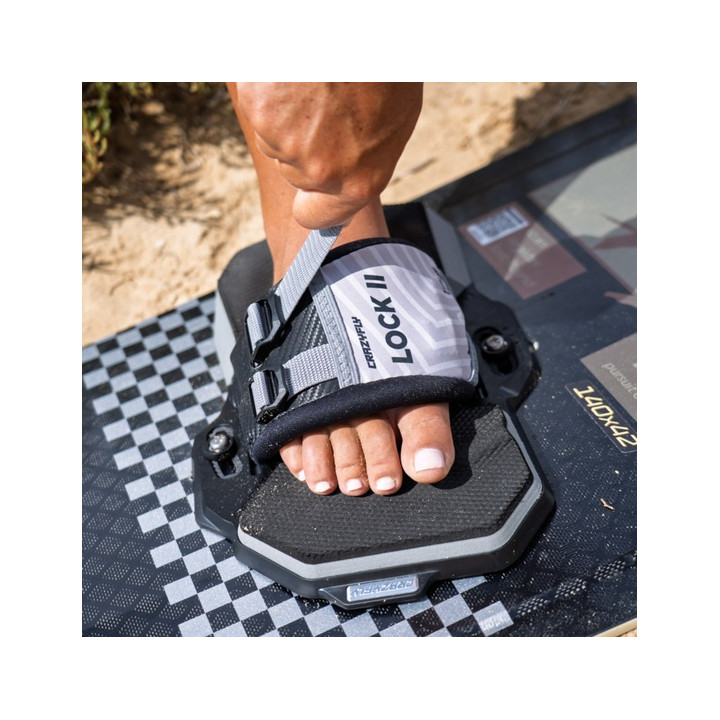Bindings, pads and straps CrazyFly Lock II Black