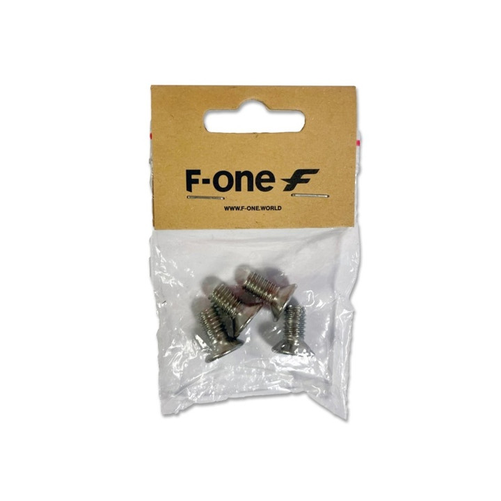 F-ONE Foil Screws set M6 - 12mm tapered head (A4 - T30 torx) x4