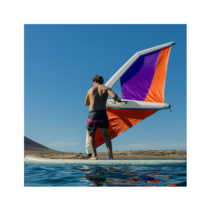 Inflatable windSUP board Duotone Alfa WS Air 11'0 - package with paddle