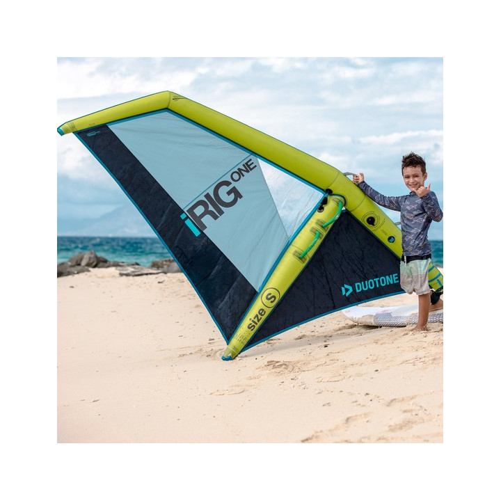 Inflatable windsurf rig Duotone iRig.One M (3.5) white/orange