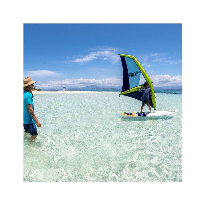 Inflatable windsurf rig Duotone iRig.One M (3.5) white/orange