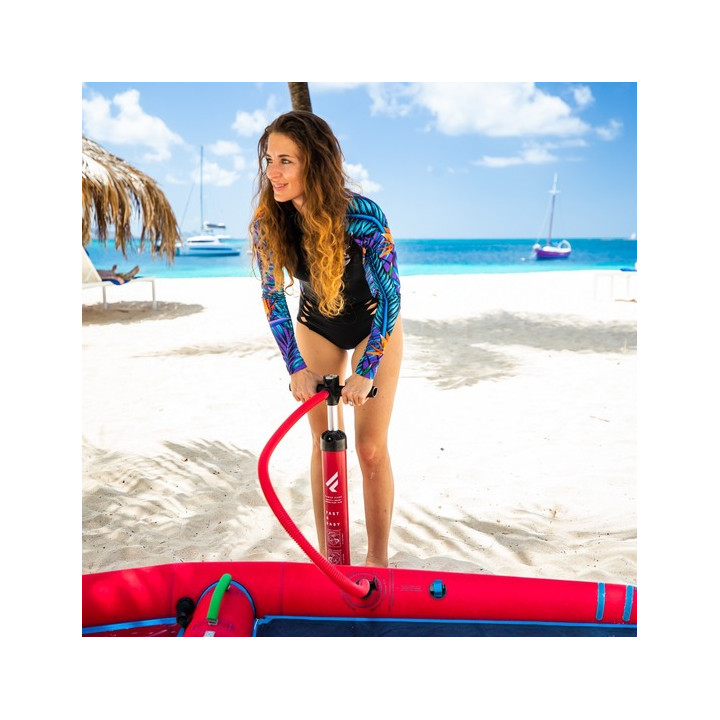 Inflatable windsurf rig Duotone iRig.One M (3.5) white/orange