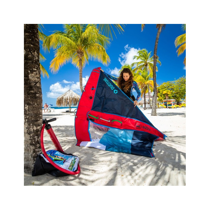 Inflatable windsurf rig Duotone iRig.One M (3.5) white/orange