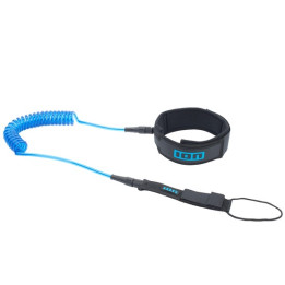 SUP Board leash ION Core Coiled Knee blue