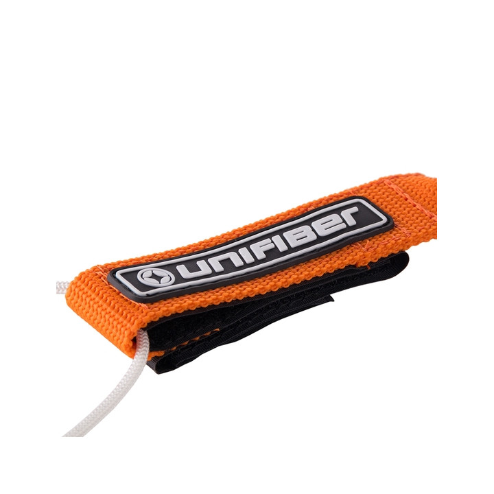 Board leash ankle Unifiber Coil Ankle Leash Orange 8'