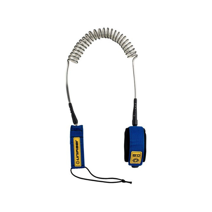 SUP Board leash Unifiber SUP Leash Coiled 8' for ankle