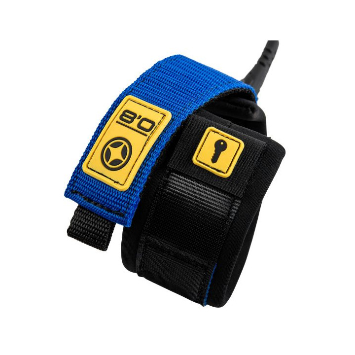 SUP Board leash Unifiber SUP Leash Coiled 8' for ankle