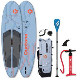 Inflatable SUP board Duotone Flow Air SLS 10'4 - package with paddle