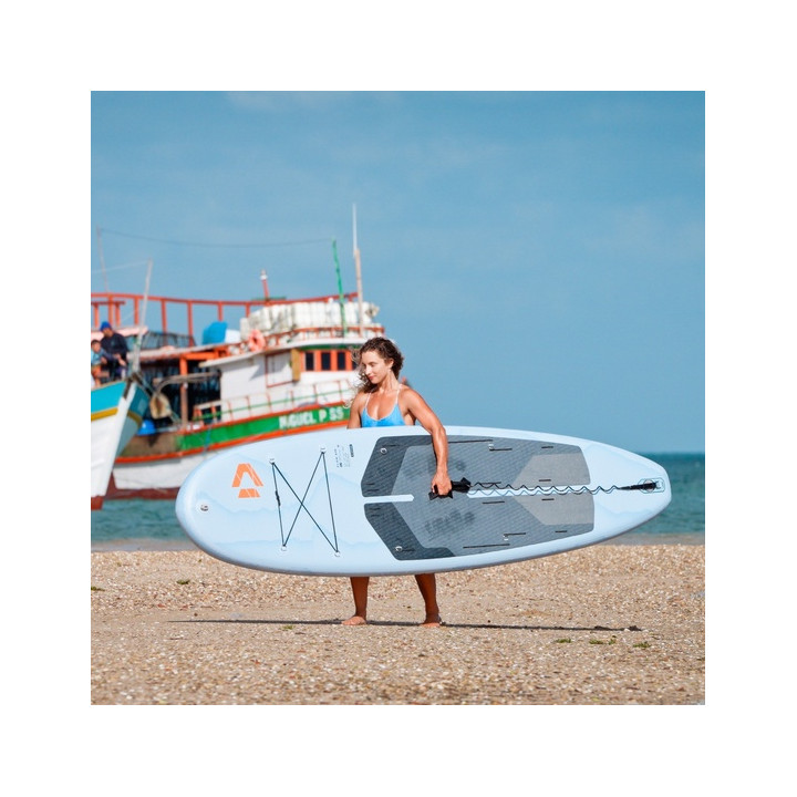 Inflatable SUP board Duotone Flow Air SLS 10'4 - package with paddle