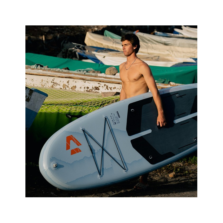 Inflatable SUP board Duotone Flow Air SLS 10'4 - package with paddle