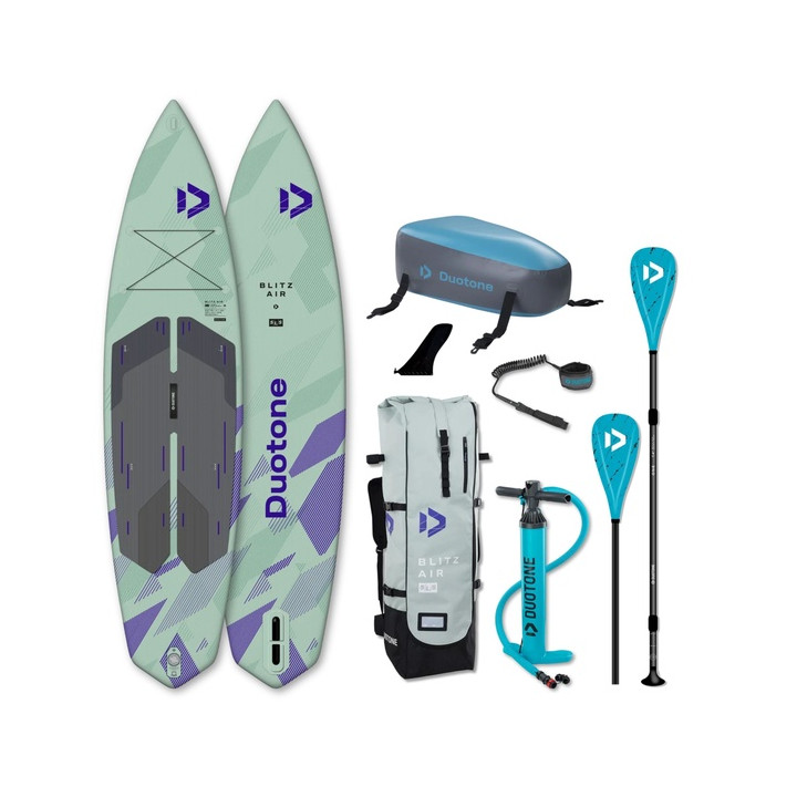 Inflatable SUP board Duotone Premium Blitz Air SLS 12'0 - package SUP/Kayak