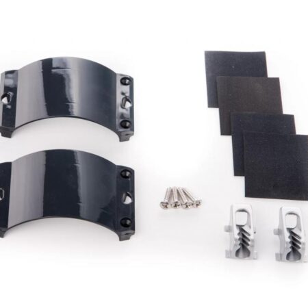 UNIFIBER 2x Clamcleat CL244/S7 Graphite Grey Strap, 4x  Screws,4x Rubber UF053010018