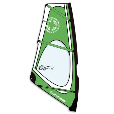 UNIFIBER Experience EVO II Dacron Complete Rig 2.5m2 GREEN UF081030620