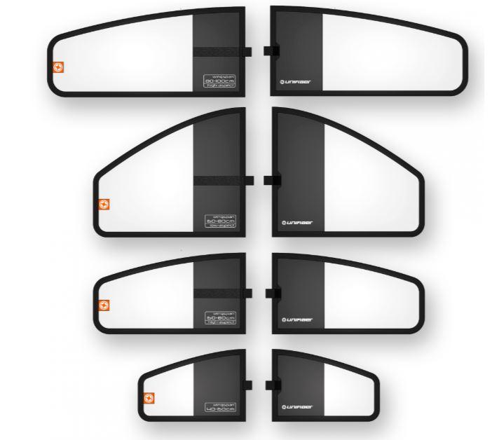 UNIFIBER Zaščitna obleka za foil krila High Aspect Foil Wing Cover Set 80 - 100 cm UF050024110